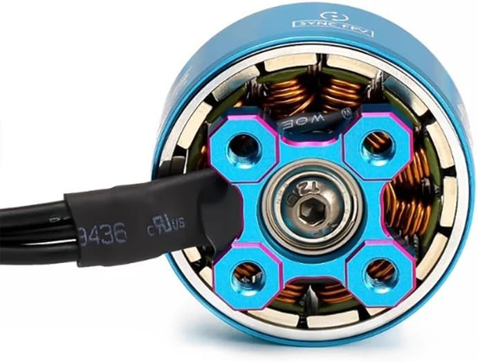 AXISFLYING Bando 2207 2207.5 1960KV FPV Brushless Motor 6S Lipo 5mm Output Shaft for 5inch Freestyle Cinema Drones Parts (4PCS 2207.5 1960KV)