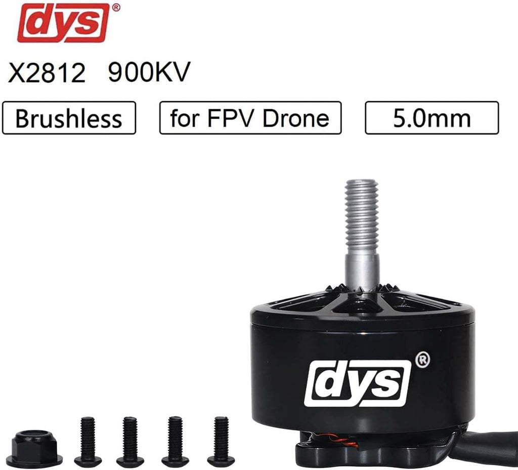 DYS 4pcs X2812 900KV 1115KV Brushless Motor 6S for 7inch Long Range FPV Racing Drone Freestyle FPV Drone Quadcopter Motor (X2812 900KV 4PCS)