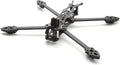 HXBER Mark4 8inch 375mm with 5mm Arm Quadcopter Frame 3K Carbon Fiber 8'' FPV Freestyle Racing Drone with Print Parts for DIY FPV, Black