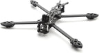 HXBER Mark4 8inch 375mm with 5mm Arm Quadcopter Frame 3K Carbon Fiber 8'' FPV Freestyle Racing Drone with Print Parts for DIY FPV, Black