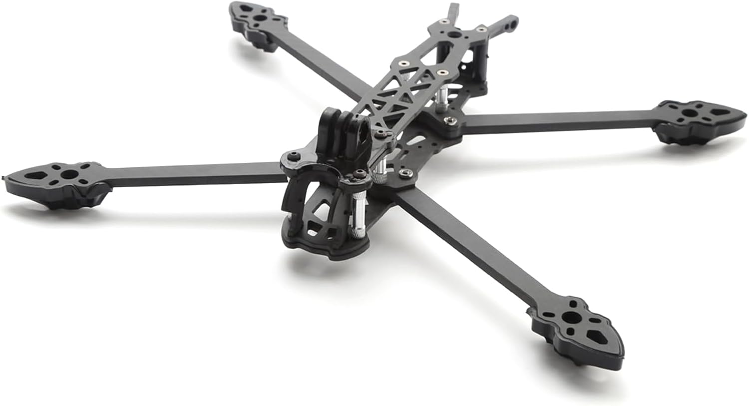 HXBER Mark4 8inch 375mm with 5mm Arm Quadcopter Frame 3K Carbon Fiber 8'' FPV Freestyle Racing Drone with Print Parts for DIY FPV, Black