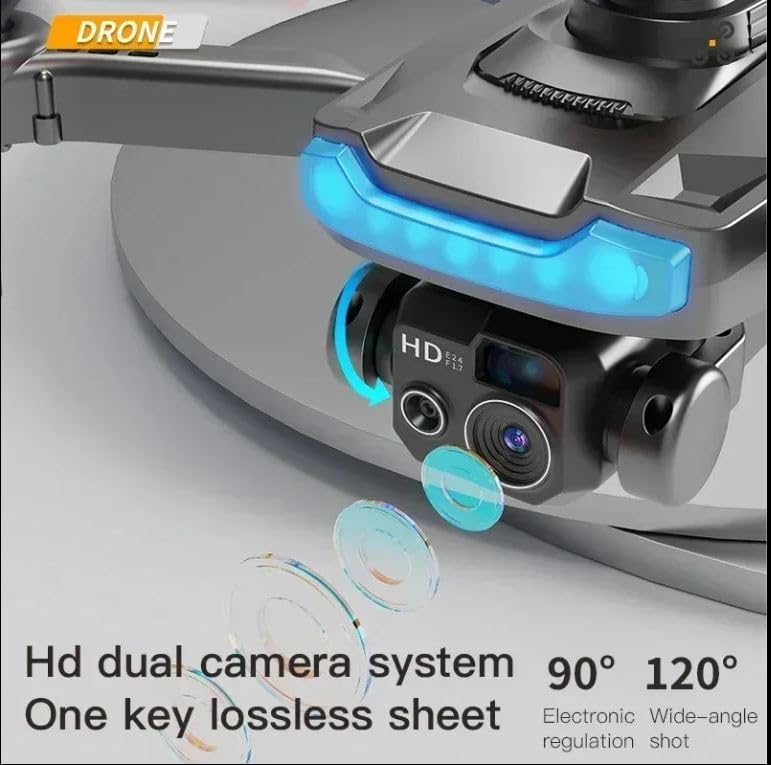 Drone K6MAX P15 PRO 4k Professional hd with Dual Camera Obstacle Avoidance seller RAYNISHOPSSTORE. 03 Batteries. Muy apropiado para edades sobre los 14 anos de f¨¢cil manejo.