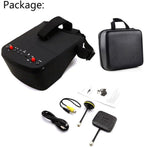 EV800D FPV Goggles with DVR 5.8G 40CH 5 Inch 800x480 Build in Antenna Battery for Analog FPV Camera and Transmitter FPV Drone RC Car