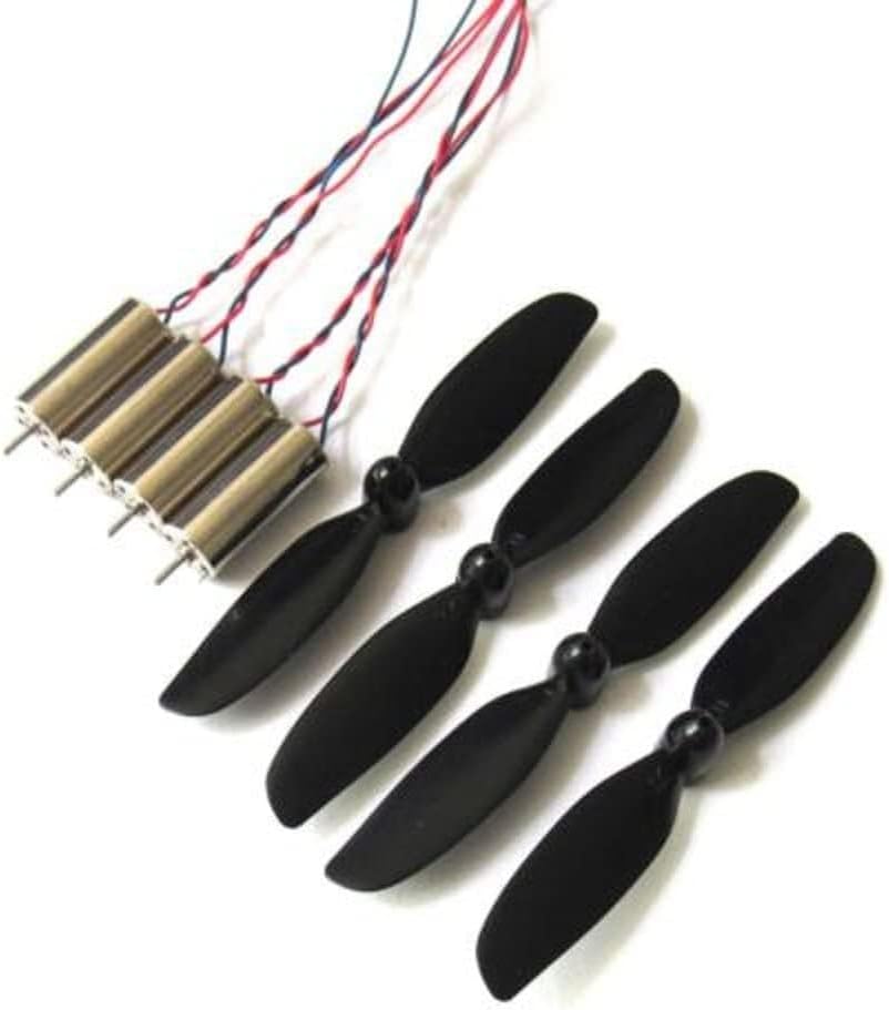 8520 Coreless Brushed Motor Set 53000rpm 8.5x20mm + 75mm CW CCW Propeller