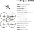 HGLRC 75Whoop V2 with Hood Kit, Ultra-light Indoor Frame FPV Racing Drone
