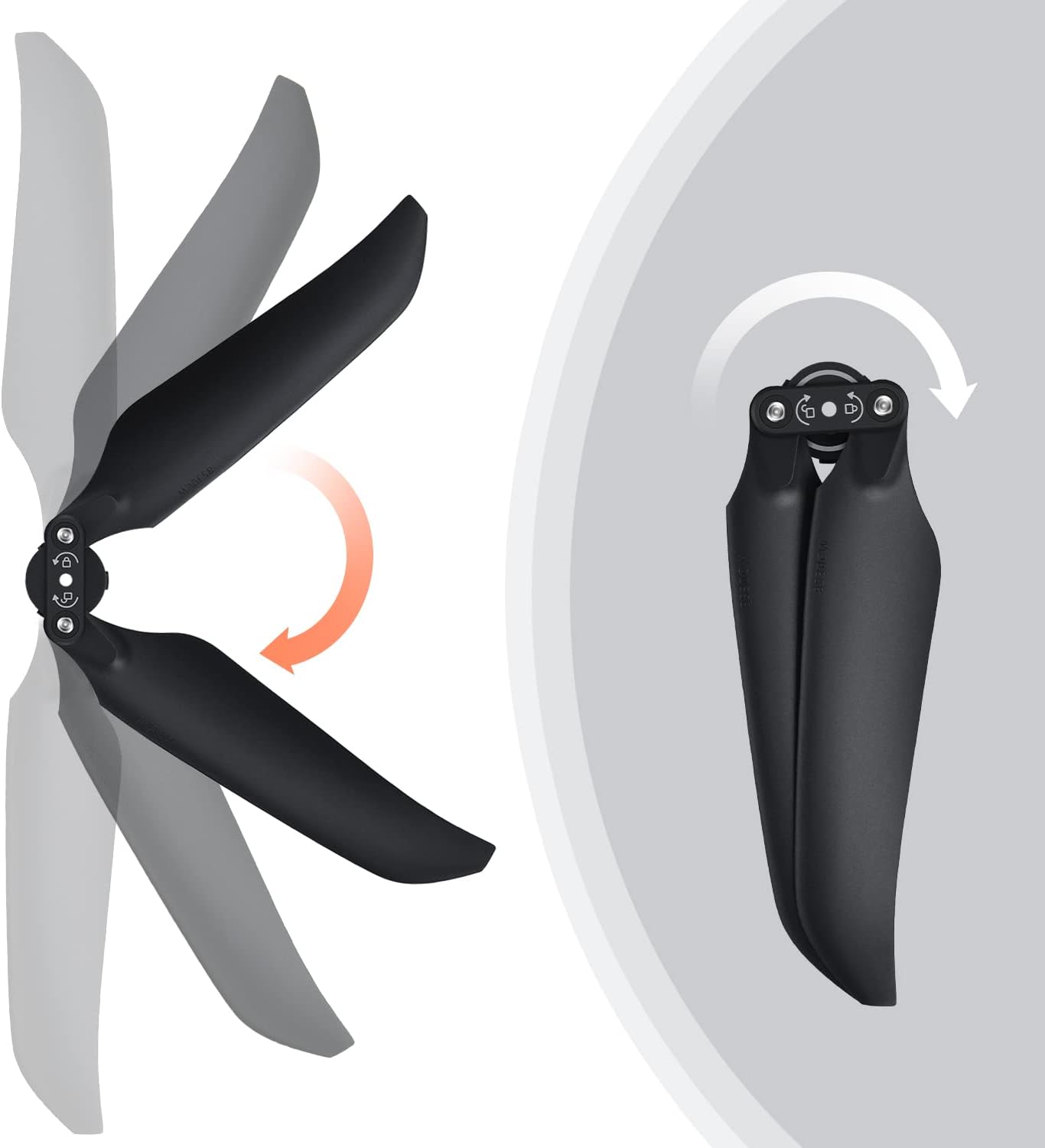 Autel Robotics EVO Lite Enterprise Propeller Folding Quadcopter Propeller Parts General Propeller Accessories for EVO Lite 640T Enterprise/Lite 6K/ Lite/Lite+/ Lite Plus Drone (1 Pair)