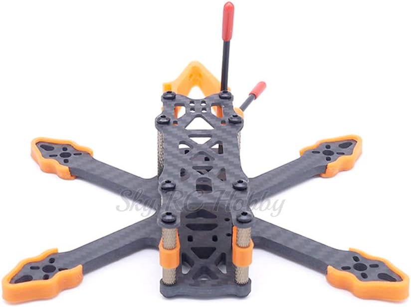 GX140 140mm Mini Alien Carbon Fiber 3inch FPV Frame Kits 4mm Arm with Printing Accessories for 1407 FPV Racing Freestyle Drones
