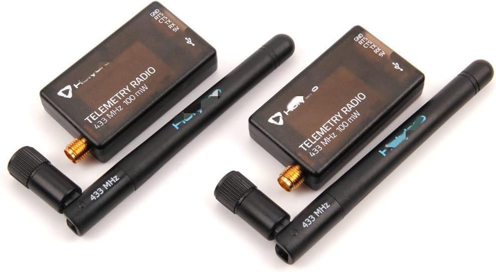 OEM Drone Accessories Fit For Holybro Fit For SIK Telemetry Radio V3 100mW 433MH 915MHz Open-Source SIK firmware -n-Play Fit For Pixhawk Standard Flight Controllers Replaceable (Color : 915MHz) Drone