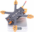 GX140 140mm Mini Alien Carbon Fiber 3inch FPV Frame Kits 4mm Arm with Printing Accessories for 1407 FPV Racing Freestyle Drones