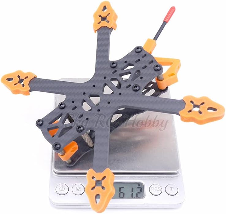 GX140 140mm Mini Alien Carbon Fiber 3inch FPV Frame Kits 4mm Arm with Printing Accessories for 1407 FPV Racing Freestyle Drones