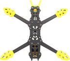 Mark4 5inch FPV Carbon Fiber Frame 225mm Wheelbase 5mm arm Freestyle Long Range Frame for RC Quadcopter Racing Drone (MARK4 Yellow)