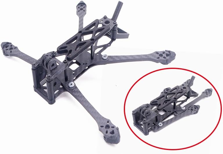YoungRC 4inch FPV drone frame kit RC Mini Ran'4 Carbon Fiber Frame Kit 185mm with 4mm Thickness Arms For RC FPV Mini Drone Quadcopter