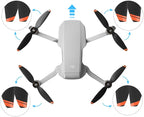 24-Piece Mini 2 Propeller Replacement Low-Noise and Quick-Release Blades Compatible with DJI Mini 2 / Mini SE/Mini 2 SE/Mini 4K Drones, Orange