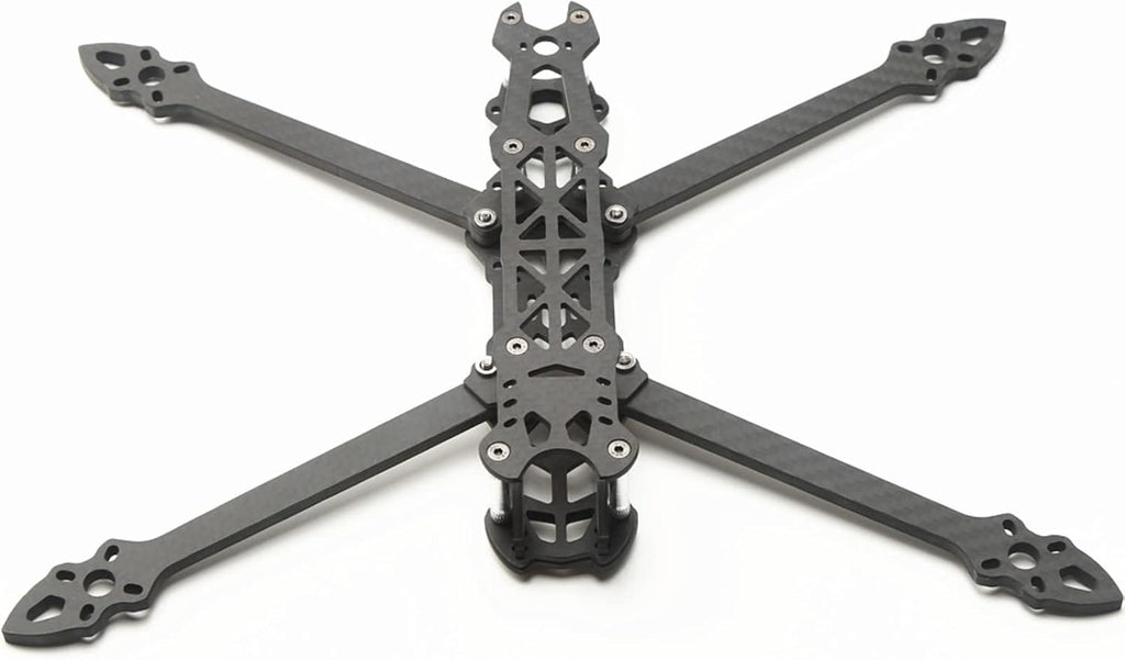 HXBER Mark4 7inch 295mm with 5mm Arm Quadcopter Frame 3K Carbon Fiber 7'' FPV Freestyle Racing Drone with Black Print Parts for DIY FPV