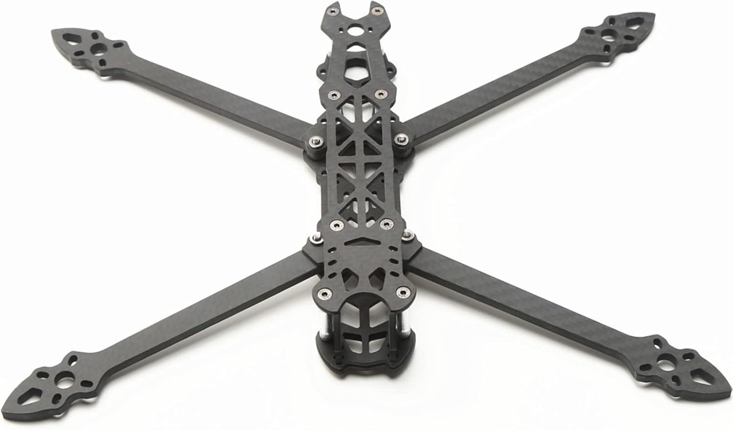 HXBER Mark4 7inch 295mm with 5mm Arm Quadcopter Frame 3K Carbon Fiber 7'' FPV Freestyle Racing Drone with Black Print Parts for DIY FPV