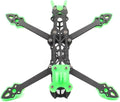 Mark4 5inch FPV Carbon Fiber Frame 225mm Wheelbase 5mm arm Freestyle Long Range Frame for RC Quadcopter Racing Drone (MARK4 Green)