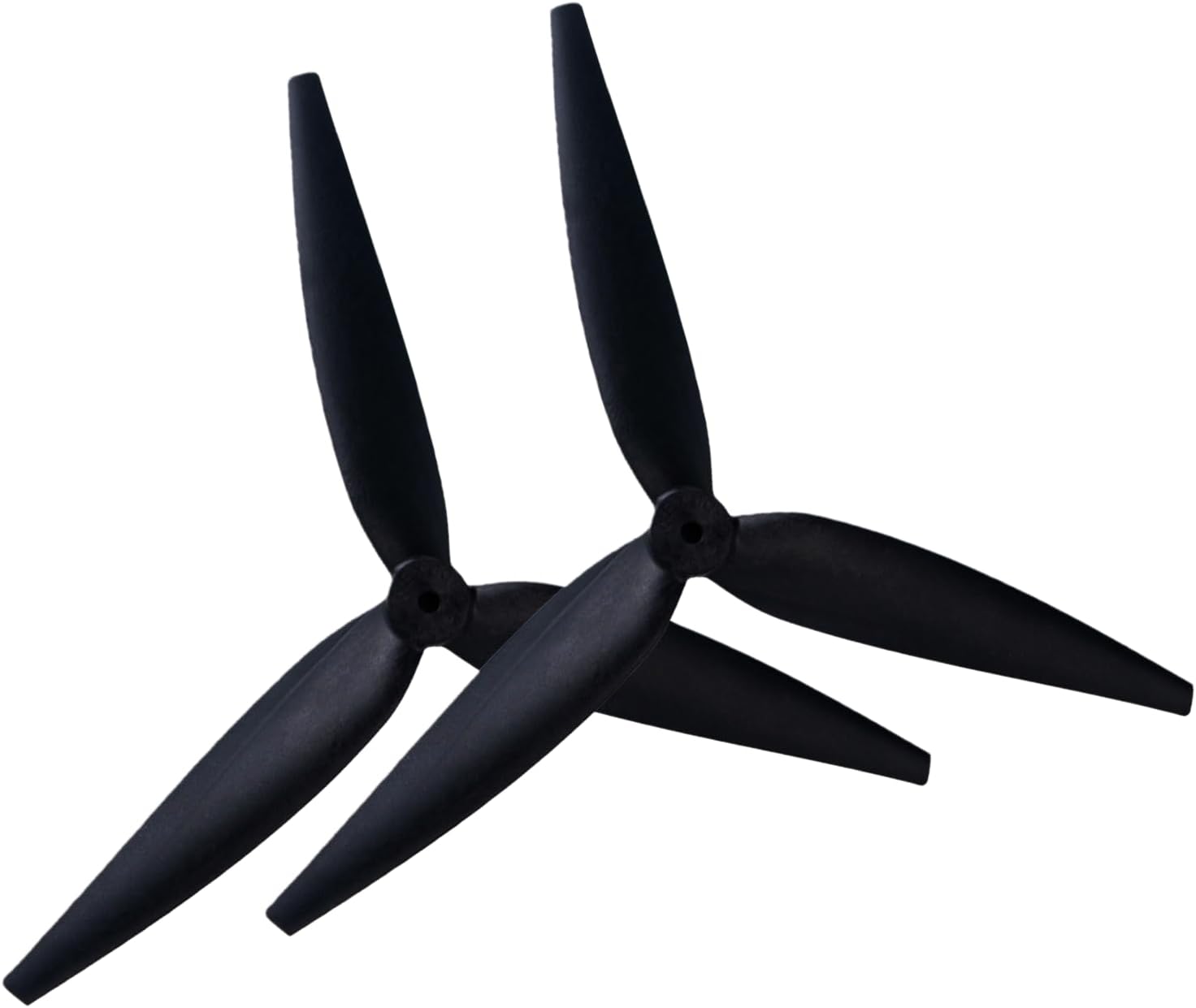 1050 10 Inch Propeller 3 Blade Fiberglass Carbon Nylon, Multirotor Aircraft Drone Parts, 2 Pieces, Black