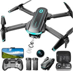 Drone with Camera, Drones for Adults and Beginners, 1080P HD FPV Foldable Mini Drones for Kids, with 2 Batteries, Carrying Case, Trajectory Flight, Gravity Control, One-Key Takeoff/Landing, 360¡ã Flip, Toys for Gift