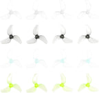 BETAFPV 16pcs Gemfan 1219S 3-Blade Propellers with 1.0mm Shaft Hole Compatible for 0702 Series Brushless Motor, FPV Racing Drone Like Air65 Brushless Drone Metor65 Brushless Quadcopter