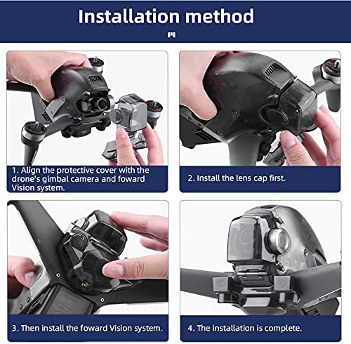 BTG Gimbal Protector Camera Lens Cover Protector Compatible with DJI FPV Combo Drone
