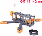GX140 140mm Mini Alien Carbon Fiber 3inch FPV Frame Kits 4mm Arm with Printing Accessories for 1407 FPV Racing Freestyle Drones