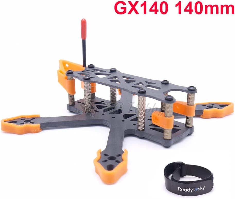GX140 140mm Mini Alien Carbon Fiber 3inch FPV Frame Kits 4mm Arm with Printing Accessories for 1407 FPV Racing Freestyle Drones