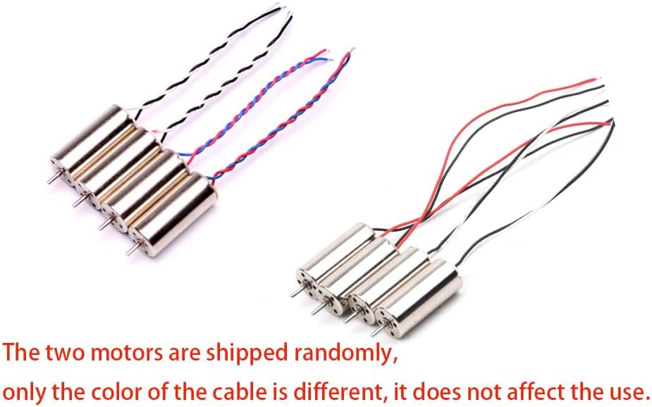 YoungRC 8520 Coreless Motor 8.5 x 20mm Brushed Motors + 75mm CW CCW Propeller for DIY Micro QX95 QX110 Quadcopter RC Drone