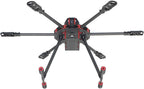QWinOut Q705 Six-axls Folding Arm Hexacopter Aircraft Frame Kit 705MM 6-Axls Airframe with Landing Gear Skid for DIY Drone