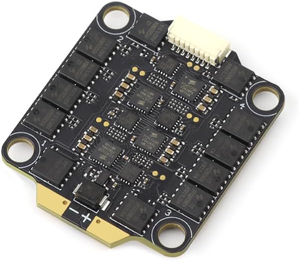 HGLRC 60A 6S V1 ESC BLS 2-6S 4in1 M3, Supports DShot600/300/150 Digital Protocols for FPV Racing Drone Freestyle