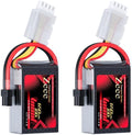 Zeee Premium Series 3S Lipo Battery 650mAh 11.1V 100C with XT30 Plug for FPV Racing Drone Quadcopter Helicopter Airplane RC Boat RC Car RC Models(2 Pack)