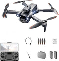 Sonilco S1S Mini Drone with Dual Lens Camera, Brushless Motor, 4-Sided Obstacle Avoidance, LED Light Bar, Altitude Hold, One-Key Return, Wi-Fi FPV, 18min Flight Time, 2 Batteries ¨C Foldable Design (Ages 14+)