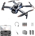 Sonilco S1S Mini Drone with Dual Lens Camera, Brushless Motor, 4-Sided Obstacle Avoidance, LED Light Bar, Altitude Hold, One-Key Return, Wi-Fi FPV, 18min Flight Time, 2 Batteries ¨C Foldable Design (Ages 14+)