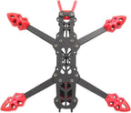 Mark4 5inch FPV Carbon Fiber Frame 225mm Wheelbase 5mm arm Freestyle Long Range Frame for RC Quadcopter Racing Drone (MARK4 red)