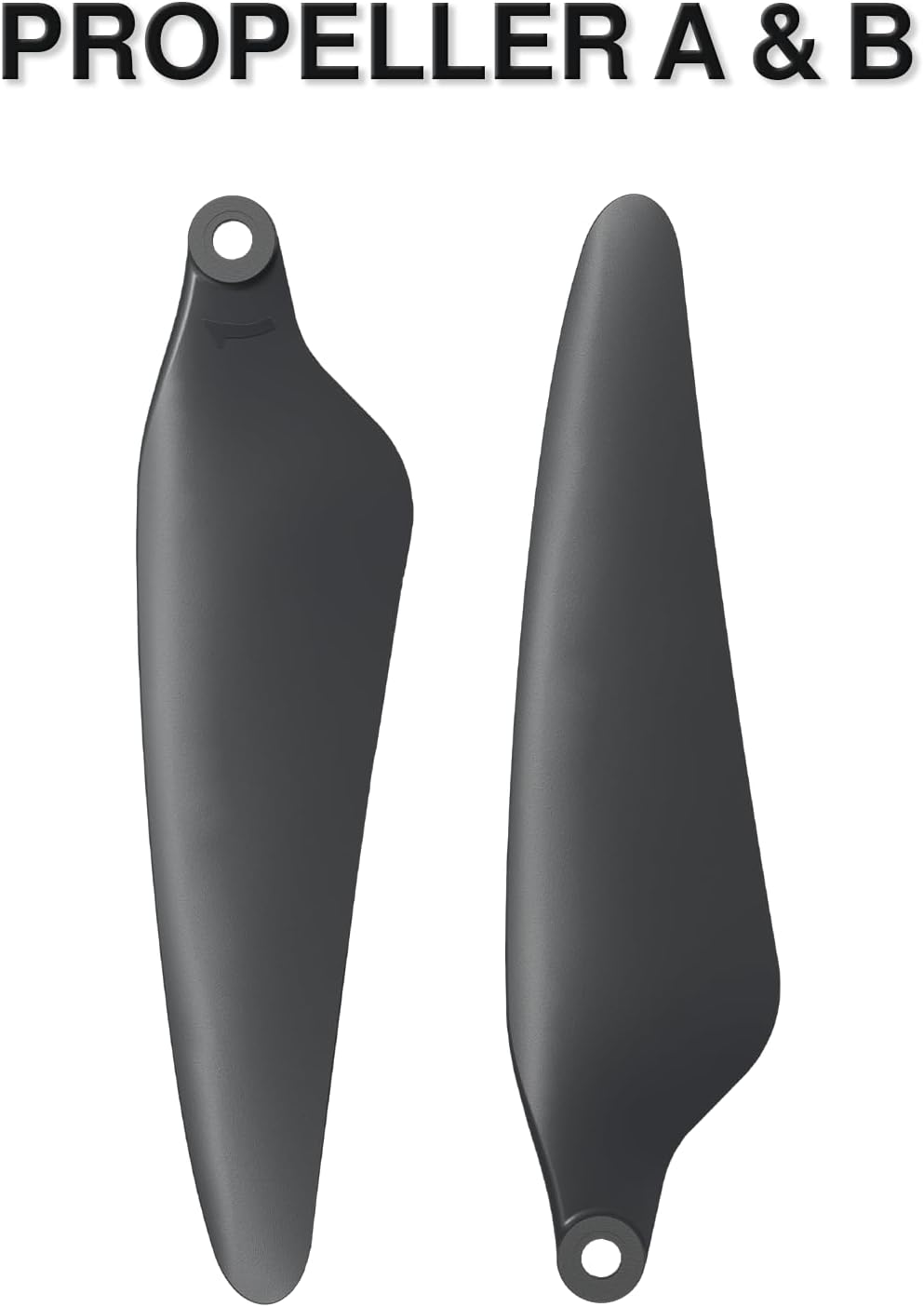 UranHub G30 4K Drone Propellers, Set of 8 with 10 Screws, Grey