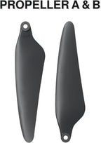 UranHub G30 4K Drone Propellers, Set of 8 with 10 Screws, Grey