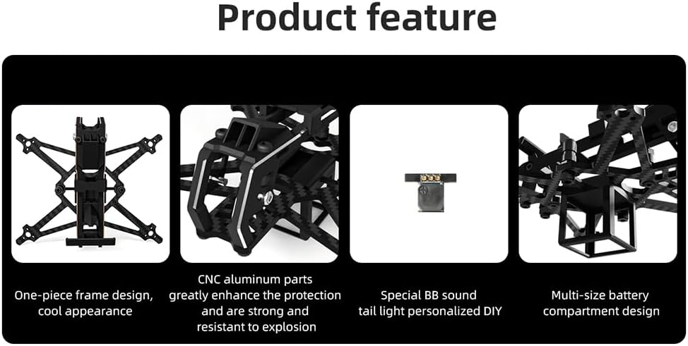 HGLRC Draknight 2 Inch Frame Kit for FPV Racing Drone