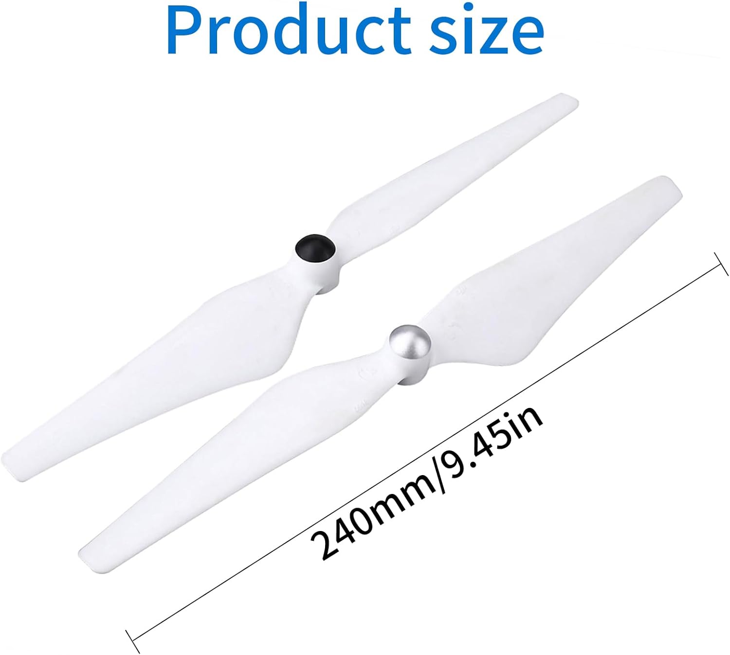 JUSTHERE 4 Pairs 9450 Self Tightening Drone Propeller(4CW+4CCW) for DJI Phantom 2/3/3PRO, Low Noise Propeller, Replacement Parts for Drone Blades