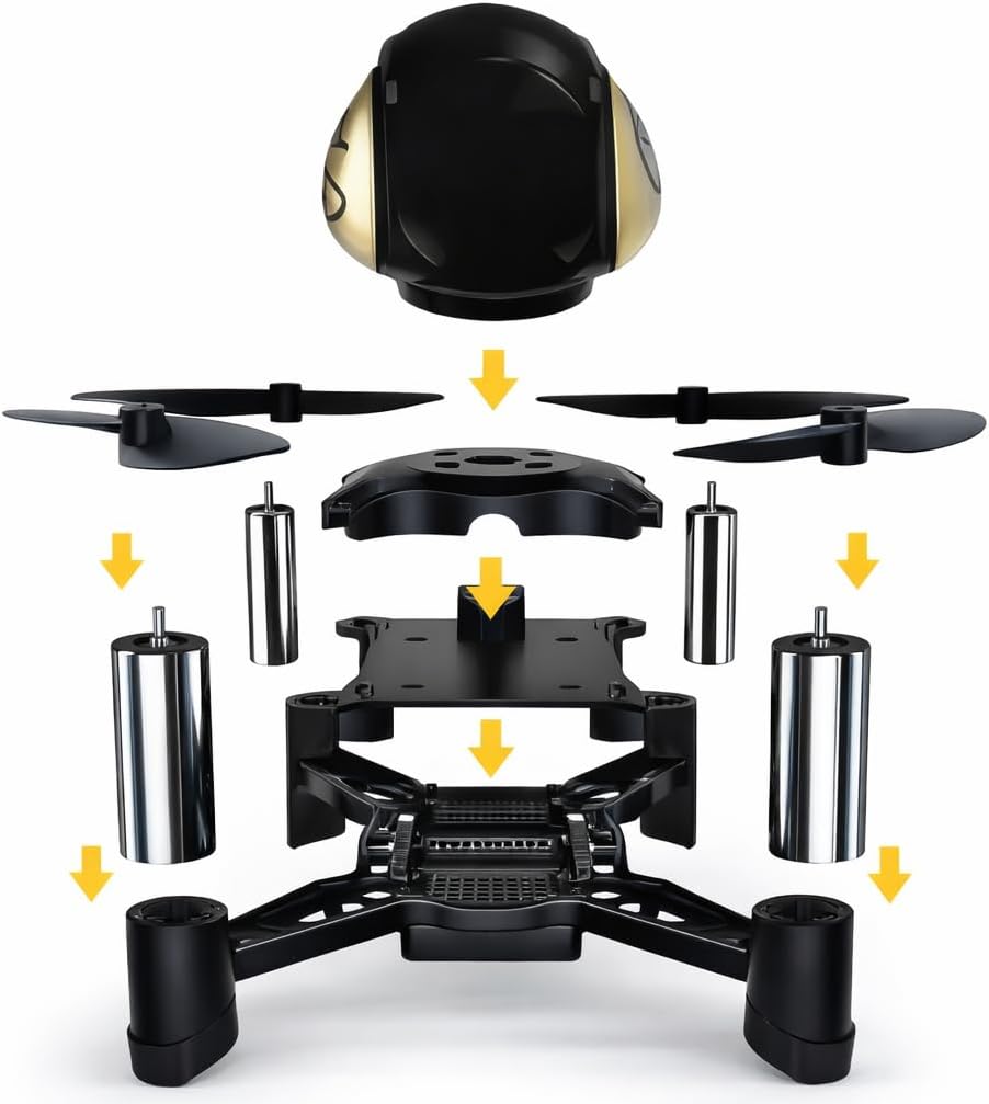 REMOKING Mini Drone for Kids with One-Key Takeoff/Landing, Headless Mode & Altitude Hold, Safe Lightweight RC Quadcopter Indoor Drone Toy for Boys & Girls Ages 6+, Perfect Beginner Gift