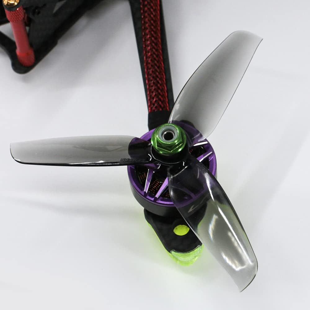 16pcs 3-Blade Props high-Speed Propellers Popo, 4inch 100mm CW CCW for Racing Frame FPV Drone 1406 2205 1806 Brushless Motors,GEMFAN 4032£¨Blue,Red,Black,Yellow£©