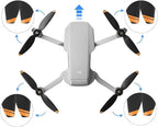 (32 Pcs) Mavic Mini 2/Mini 2 SE/Mini SE/Mini 4K Propellers Compatible with DJI Mini 2/Mini SE/Mini 2 SE/Mini 4K Drone Replacement Low-Noise and Quick-Release Blades Props Accessories (Orange)