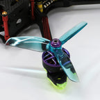 16pcs 3-Blade Props high-Speed Propellers Popo, 4inch 100mm CW CCW for Racing Frame FPV Drone 1406 2205 1806 Brushless Motors,GEMFAN 4032£¨Blue,Red,Black,Yellow£©