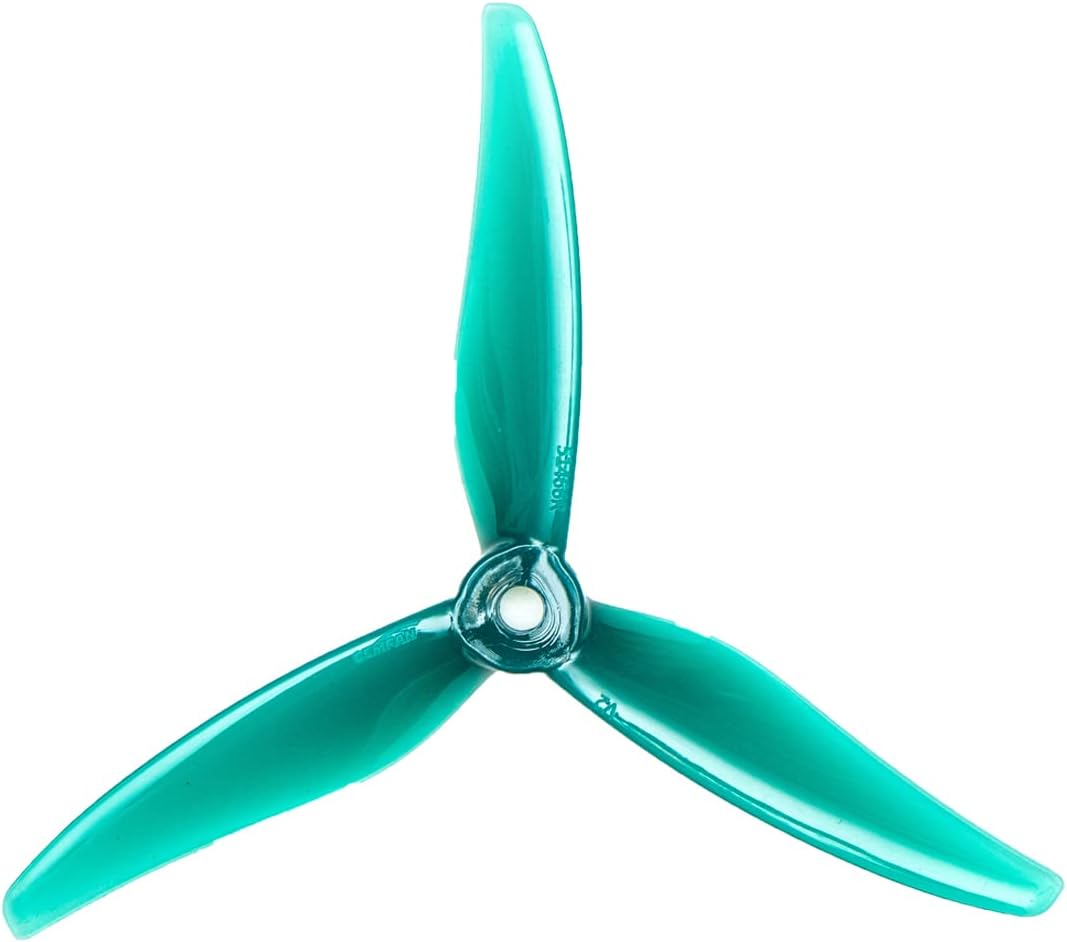 Better Grip Smoother Gemfan 51466 V2 Hurricane MCK Tri-Blade 5.1 Prop FPV Propeller Compatible Xing 2207 2208 2205-2306 Brushless Motor for iFlight Nazgul Evoque DIY Quadcopter Drone (Pack of 16pcs)