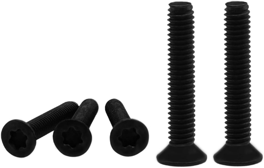 RISON Titanium Screws M3 X 10mm Titanium Torx Countersunk Screws 10Pcs Black Titanium Bolts ISO14581 Flat Torx Drive Titanium Screw GR2 Titanium Screws