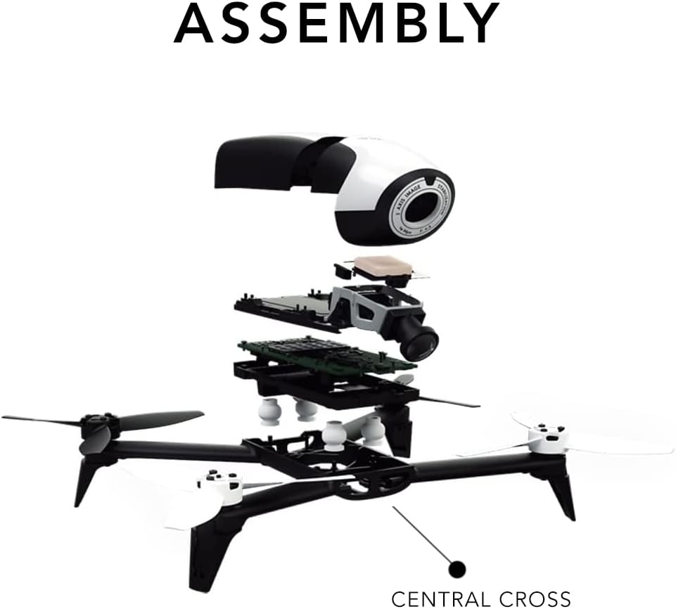 MaximalPower Replacement Central Cross for Parrot Bebop 2 Drone Quadcopter Spare Parts (Central Cross x1)