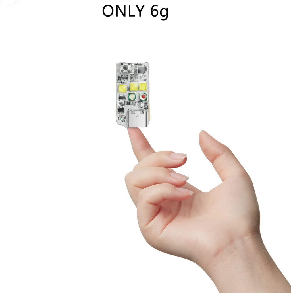 VIFLY Drone Strobe Light, Anti Collision Light for FAA Drone Night Flying, Fits DJI Mini 3 Pro/Mini 4 Pro/Mini 2/Air 3/Air 3S/Mavic 3/Mavic 2/Avata/Neo/Flip(1pc pack)