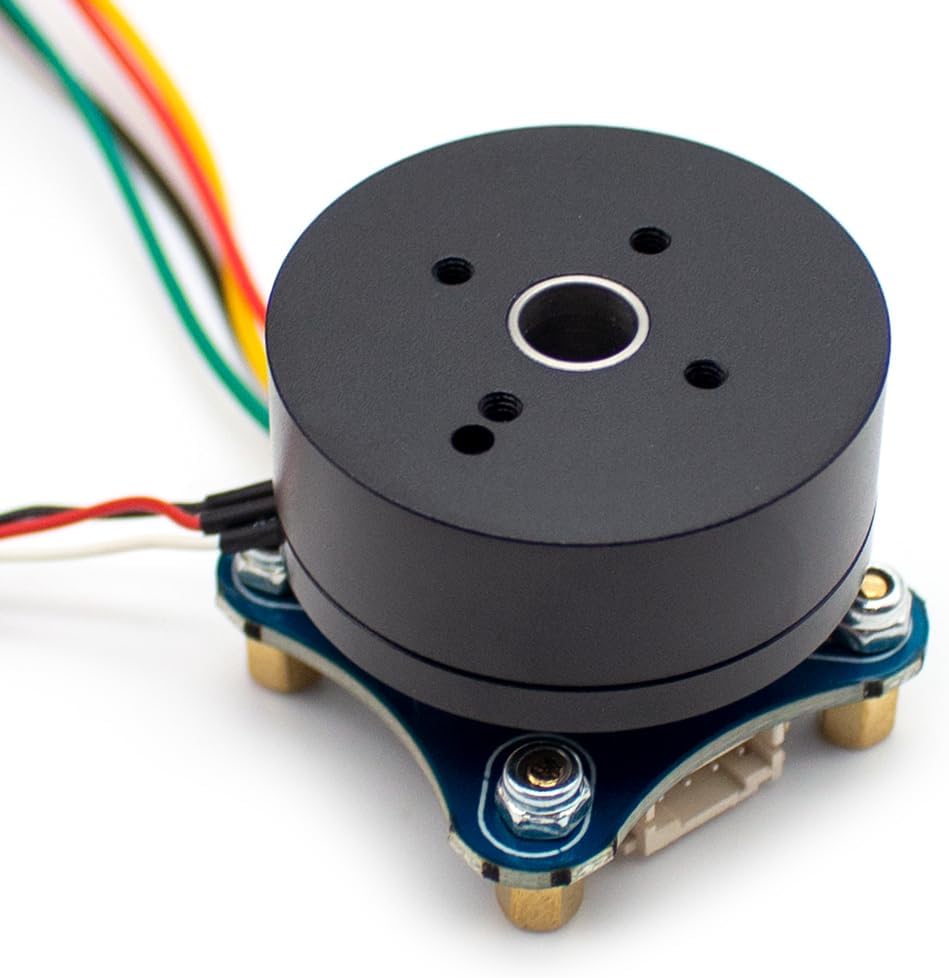 2804 Hollow Shaft Brushless DC Motor, with AS5600 Magnetic Encoder Hall Sensor Outer Rotor BLDC Motor Kit Support FOC Control