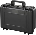 MyCaseBuilder Doro 1611-6 Heavy-Duty Waterproof Hard Case, for Electronics, Cameras, Drones, Guns, Optics, Laptops, Tablets - No Foam, 16x11x6 Inch, Black