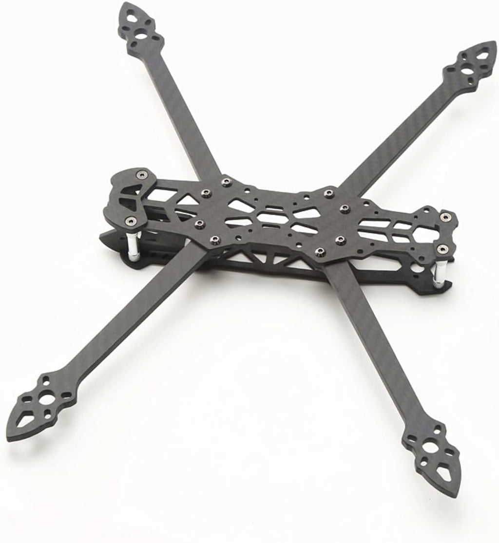 HXBER Mark4 7inch 295mm with 5mm Arm Quadcopter Frame 3K Carbon Fiber 7'' FPV Freestyle Racing Drone with Black Print Parts for DIY FPV