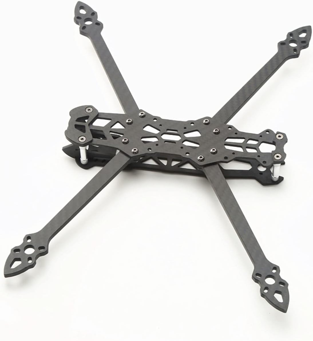 HXBER Mark4 7inch 295mm with 5mm Arm Quadcopter Frame 3K Carbon Fiber 7'' FPV Freestyle Racing Drone with Black Print Parts for DIY FPV