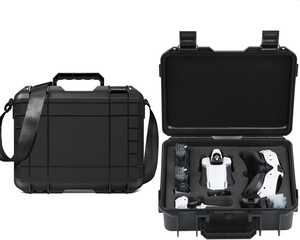 Hard Carrying Case for Antigravity A1 Explorer Bundle, Waterproof Travel Case Storage Shoulder Bag for Antigravity A1 Drone, Vision Goggles, Grip Controller, Charging Hub and Accessories (Black)